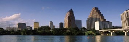 Waterfront Buildings in Austin  Texas Poster Print by Panoramic Images (37 x 12) - Item # PPI64208
