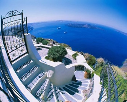 Santorini  Greece Poster Print by Panoramic Images (15 x 12) - Item # PPI104820