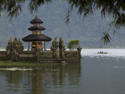Bali, Indonesia; Ulun Danu Temple On Beratan Lake PosterPrint - Item # VARDPI1846590