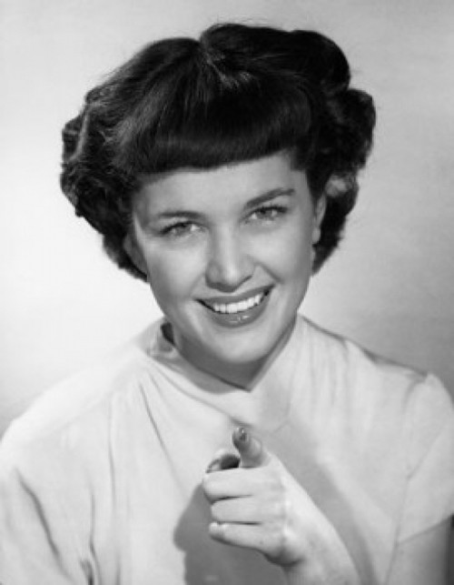 Portrait of a young woman pointing forward Poster Print - Item # VARSAL25510843