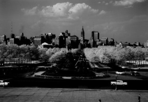 USA  Pennsylvania  Philadelphia  Skyline from Philadelphia Art Museum Poster Print - Item # VARSAL255421393