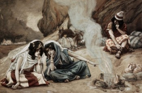 The Daughters of Lot  James Tissot  Jewish Museum  New York Poster Print - Item # VARSAL99935 The Daughters of Lot  James Tissot  Jewish Museum  New York Poster Print - Item # VARSAL99935