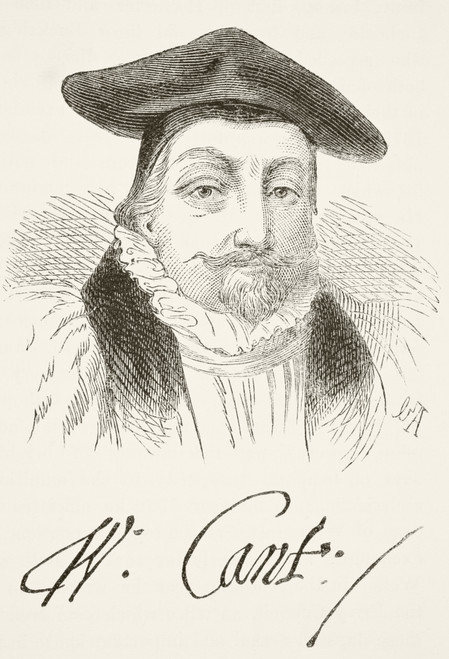 William Laud 1573 To 1645. Archbishop Of Canterbury. Portrait And Signature. From The National And Domestic History Of England By William Aubrey Published London Circa 1890 PosterPrint - Item # VARDPI1856257