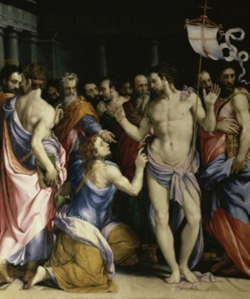 The Incredulity of St. Thomas   16th C.   Francesco Salviati  Musee du Louvre  Paris Poster Print - Item # VARSAL11582298