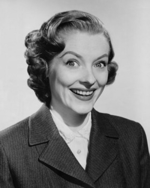 Portrait of a young woman smiling Poster Print - Item # VARSAL25511151