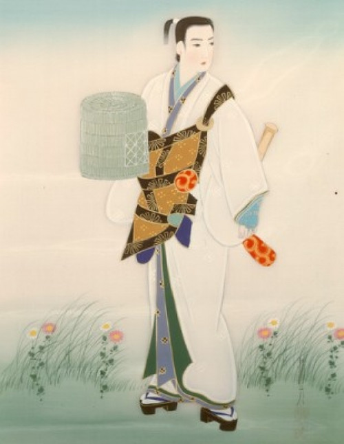 Girl with a Birdcage   by Torii Kiyonaga   1752-1815 Poster Print - Item # VARSAL9007535