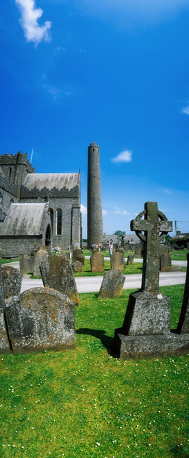 St. Canice's Cathedral, Kilkenny City, County Kilkenny, Ireland; Historic Cathedral And Graveyard PosterPrint - Item # VARDPI1813297