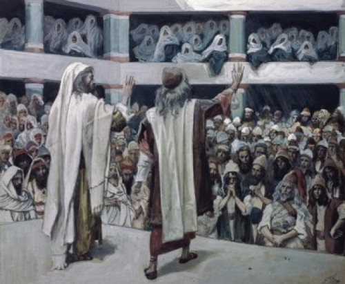 Moses and Aaron Speak to the People   Watercolor on paper   James J. Tissot   Jewish Museum  New York Poster Print - Item # VARSAL99986