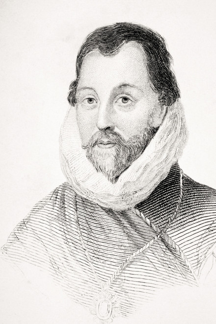 Sir Francis Drake C1540/3 _ 1596 English Admiral From Old England's Worthies By Lord Brougham And Others Published London Circa 1880's PosterPrint - Item # VARDPI1855362