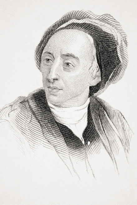 Alexander Pope 1688-1744 English Poet And Satirist From Old England's Worthies By Lord Brougham And Others Published London Circa 1880's PosterPrint - Item # VARDPI1855388