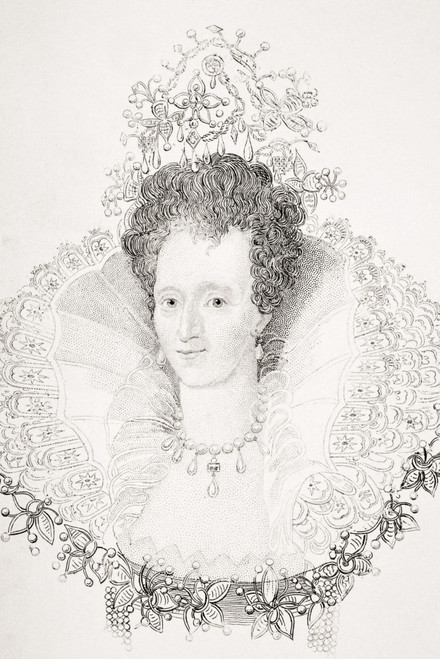 Elizabeth I 1533-1603 Queen Of England 1558-1603 From Old England's Worthies By Lord Brougham And Others Published London Circa 1880's PosterPrint - Item # VARDPI1855353