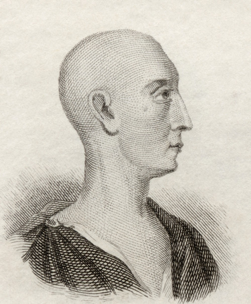 Ambrose Philips, 1674 To 1749. English Poet And Politician. From Crabb's Historical Dictionary Published 1825. PosterPrint - Item # VARDPI1905798