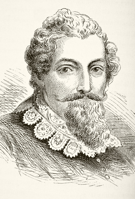 Francis Beaumont 1584 To 1616. English Dramatist And Poet. Collaborator With John Fletcher. From The National And Domestic History Of England By William Aubrey Published London Circa 1890 PosterPrint - Item # VARDPI1856249