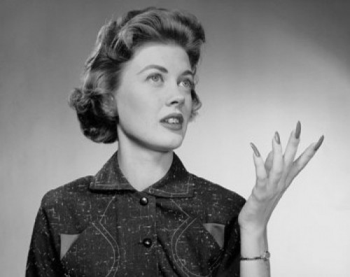 Close-up of a young woman looking up Poster Print - Item # VARSAL25510584