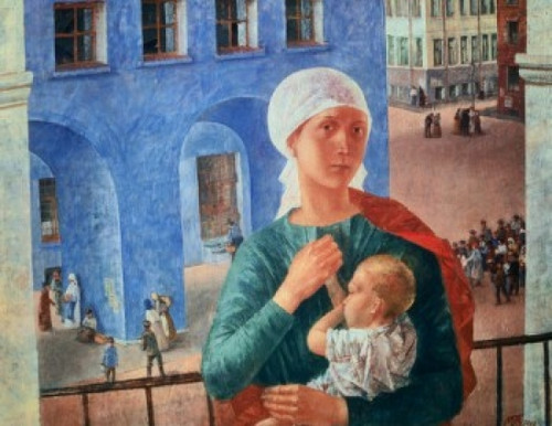 In Petrograd  1918   1920   Kuzma Petrov-Vodkin  Oil on canvas    Tretiakov Gallery  Moscow  Poster Print - Item # VARSAL261453