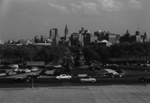 USA  Pennsylvania  Philadelphia  Skyline from Philadelphia Art Museum Poster Print - Item # VARSAL255421389