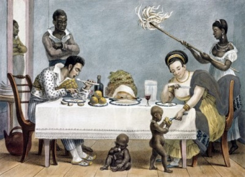 Dinnertime by Jean Baptiste Debret   Poster Print - Item # VARSAL900107236