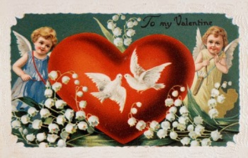 To My Valentine  C. 1900  Nostalgia Cards  Illustration Poster Print - Item # VARSAL9801074