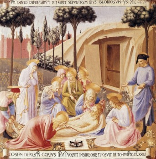 The Deposition  1438-1445  Fra Angelico  Fresco  Museo di San Marco  Florence  Italy Poster Print - Item # VARSAL3815398588