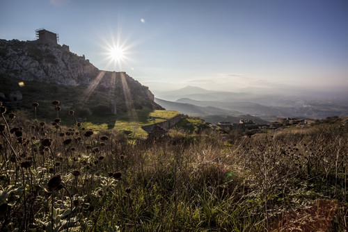 Ruins of a stone walls; Corinth, Greece PosterPrint - Item # VARDPI12286926