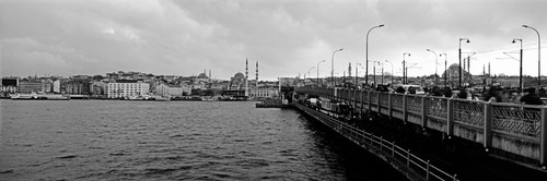 Galata Bridge over Golden Horn, Yeni Cami Mosque, Suleymanie Mosque, Istanbul, Turkey Poster Print - Item # VARPPI167377