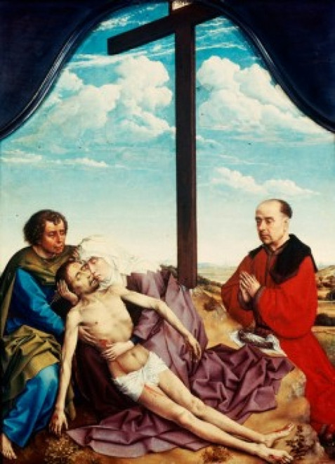 The Pieta  Rogier van der Weyden  Poster Print