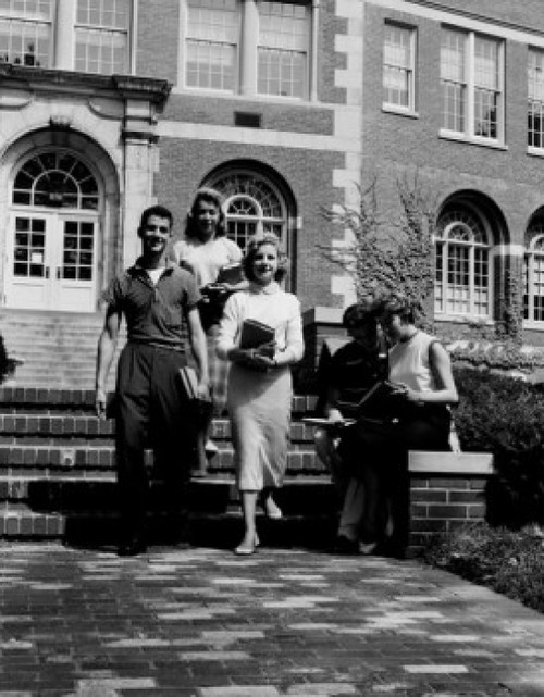 Group of students with books Poster Print - Item # VARSAL255419319