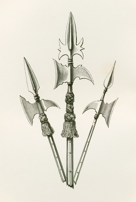 Spontoons. From The British Army: It's Origins, Progress And Equipment, Published 1868. PosterPrint - Item # VARDPI2334593