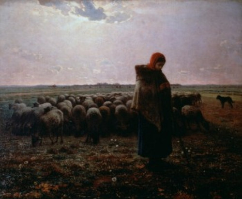Pasture Jean-Fran?ois Millet Poster Print - Item # VARSAL900215