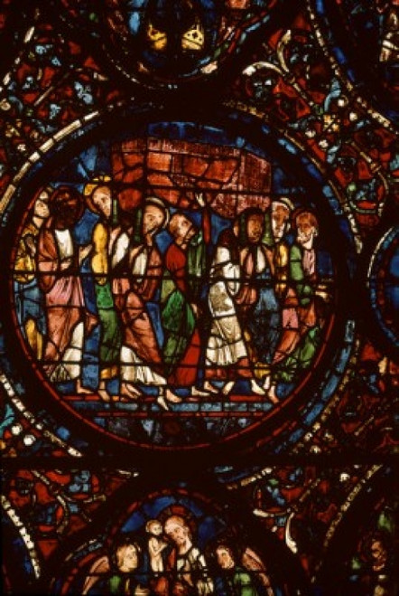 Religious Procession  Stained Glass  Chartres Cathedral  France Poster Print - Item # VARSAL3815401625