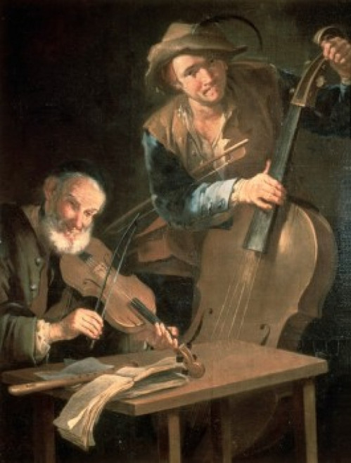 The Musicians   1695   Giacomo Francesco Cipper   Pushkin Museum of Fine Arts  Moscow Poster Print - Item # VARSAL261615