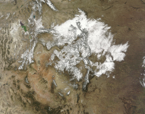 Snow covers the Rocky Mountains in the western United States Poster Print - Item # VARPSTSTK203132S