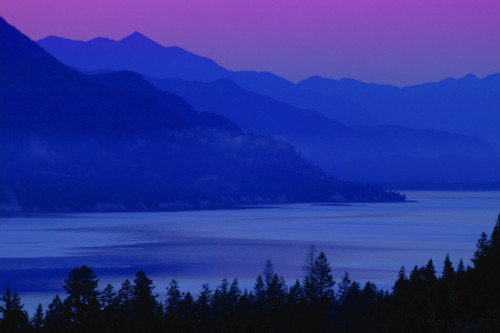 Mountains At Sunset, British Columbia, Canada PosterPrint - Item # VARDPI1764456