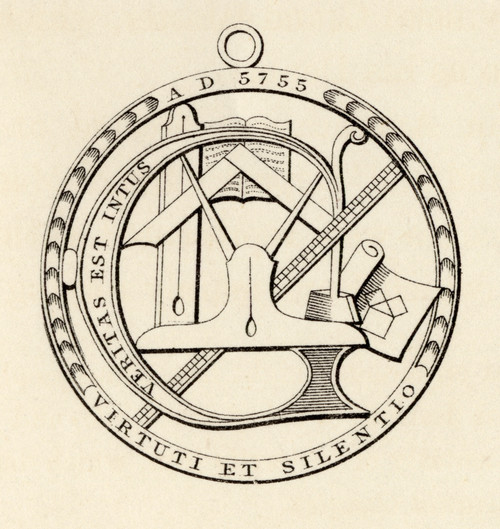Masonic Seal Engraving From The Book The History Of Freemasonry Volume Iii Published By Thomas C. Jack London 1883 PosterPrint - Item # VARDPI1861674 Masonic Seal Engraving From The Book The History Of Freemasonry Volume Iii Published By Thomas C. Jack London 1883 PosterPrint - Item # VARDPI1861674
