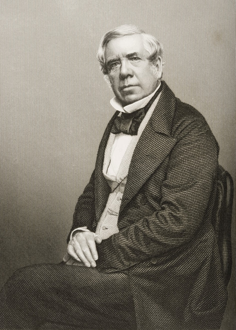 David Roberts, 1796-1864. Scottish Painter.Engraved By D.J.Pound From A Photograph By J. Watkins. From The Book The Drawing-Room Of Eminent Personages Volume 1. Published In London 1860 PosterPrint - Item # VARDPI1860452