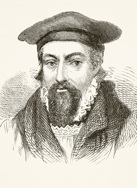 John Whitgift Circa 1530 To 1604. Archbishop Of Canterbury. Portrait And Signature. From The National And Domestic History Of England By William Aubrey Published London Circa 1890 PosterPrint - Item # VARDPI1855836