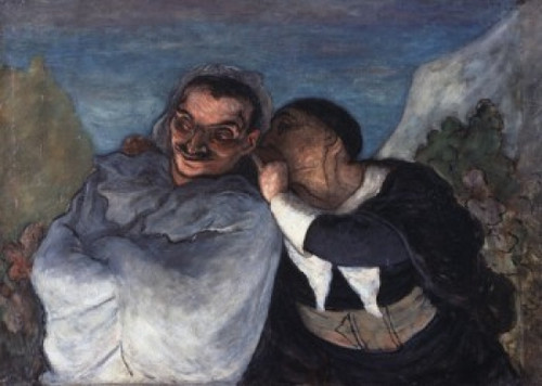 Crispin Et Scapin 1860 Honore Daumier Musee d'Orsay  Paris  France Poster Print - Item # VARSAL1158905