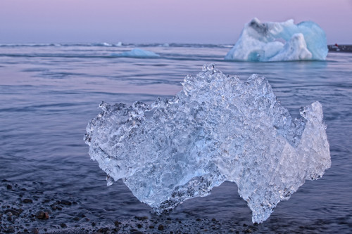 Icebergs on the shoreline of the Atlantic Ocean; Iceland PosterPrint - Item # VARDPI2324080