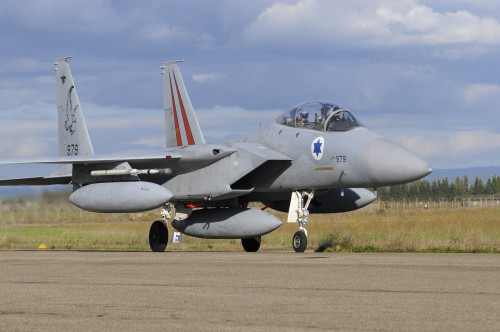 F-15D Baz from the Israeli Air Force at Decimomannu Air Base, Italy, during exercise Starex 2010 Poster Print - Item # VARPSTRCN100194M