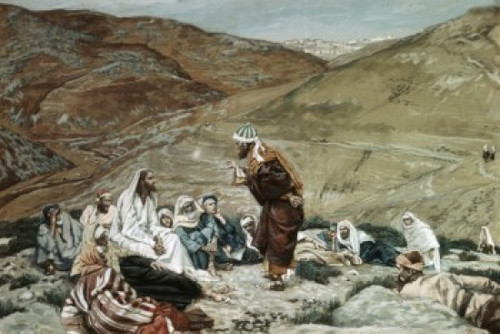 Lawyer Standing Up And Tempting Jesus  James Tissot Poster Print - Item # VARSAL9999156