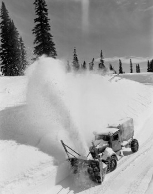 USA  Mount Ranier National Park  snowplow Poster Print - Item # VARSAL255422226