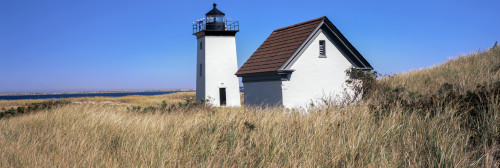 Lighthouse on the beach, Long Point Light, Long Point, Provincetown, Cape Cod, Barnstable County, Massachusetts, USA Poster Print - Item # VARPPI158266