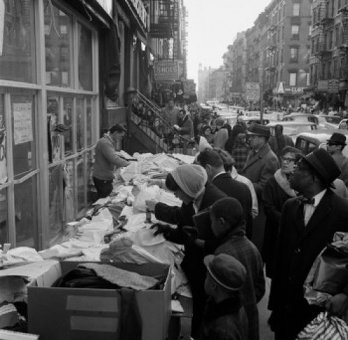 USA  New York State  New York City  Lower Manhattan street market Poster Print - Item # VARSAL255424200