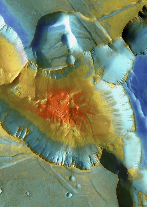 Mars Aerial View PosterPrint