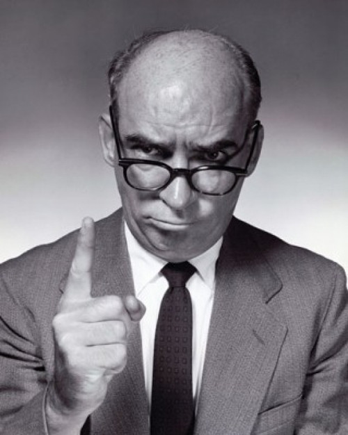 Businessman waving his finger in anger Poster Print - Item # VARSAL25512240A