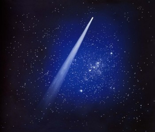 Space  Comet and stars Poster Print by Panoramic Images (36 x 31) - Item # PPI125146