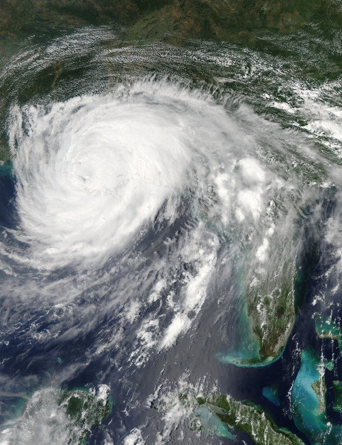 August 29, 2012 - Hurricane Isaac over Louisiana Poster Print - Item # VARPSTSTK204261S