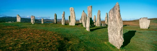 View of the Callanish Standing Stones, Isle of Lewis, Outer Hebrides, Scotland Poster Print - Item # VARPPI167030