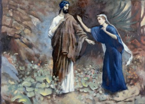 Jesus Reveals Himself to Mary  Robert Leinweber Poster Print - Item # VARSAL9004861