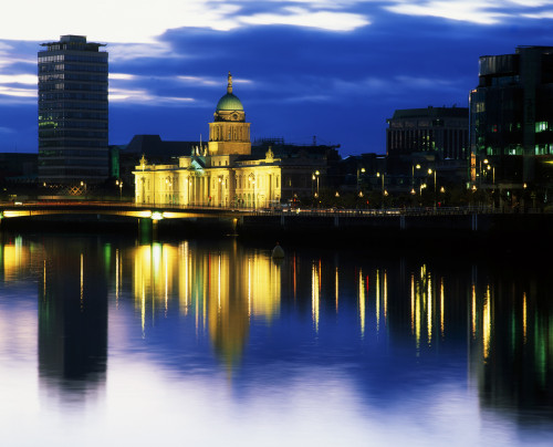 Customs House And Liberty Hall, River Liffey, Dublin, Ireland PosterPrint - Item # VARDPI1809850